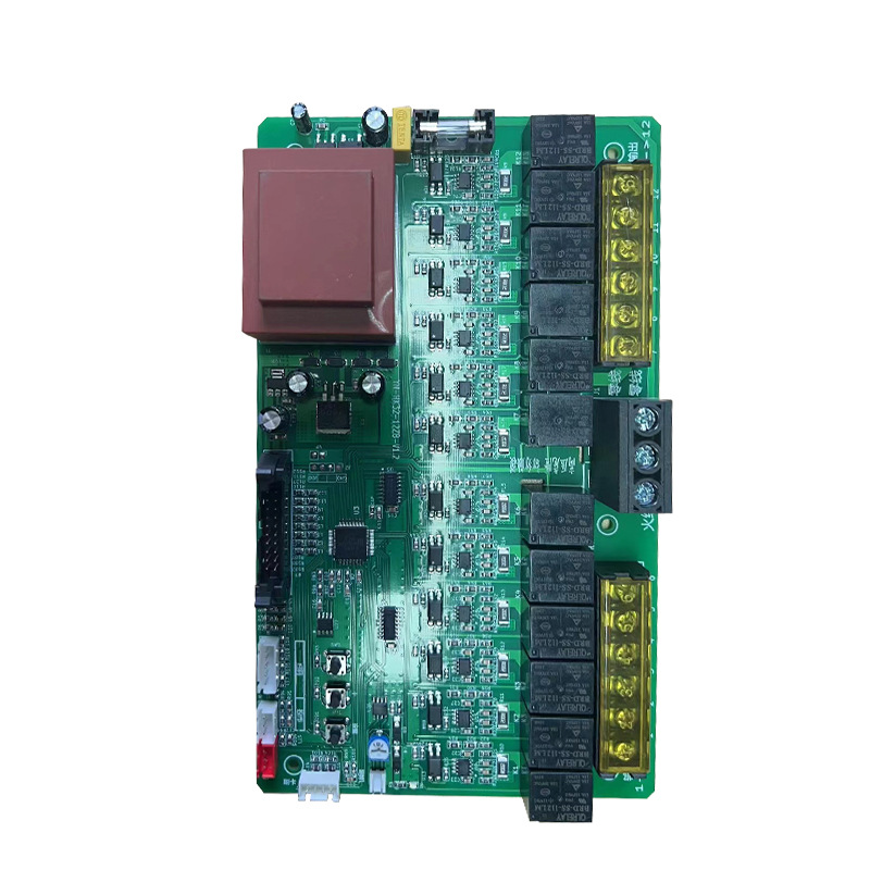 四川电瓶车12路充电桩PCBA电路板方案开发刷卡扫码控制板带后台小程序